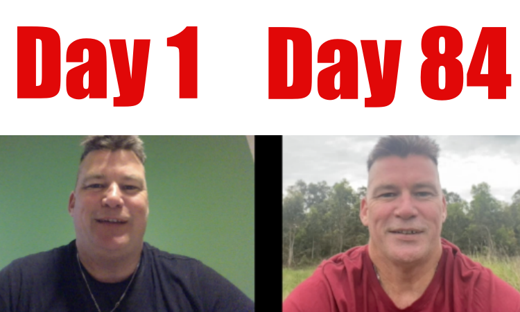 Day 84 Video: Mission 1 Complete – 43 Pounds Down