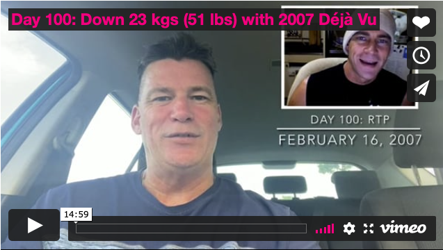 Day 100 Video: 51 Pounds Down!